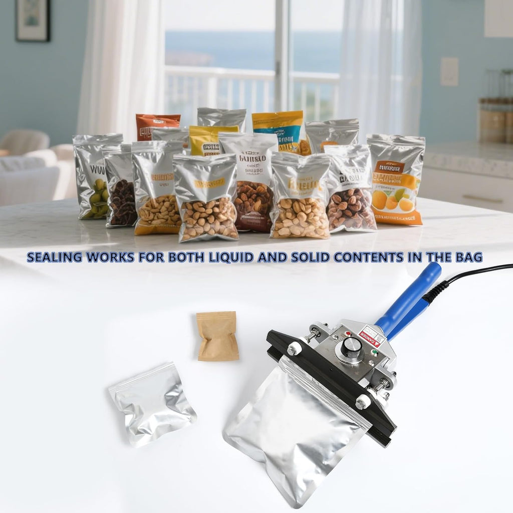 Crimp Heat Sealer, Mylar Bag Sealing Machine