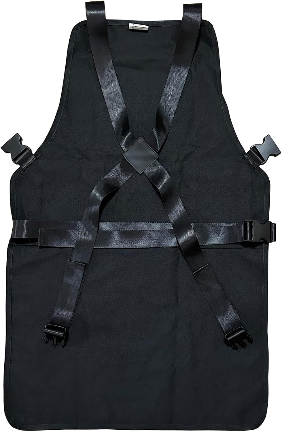 Barber Apron Hair Stylists Tools Apron Professional Waterproof Haircutting Apron with 3 Pockets, Black
