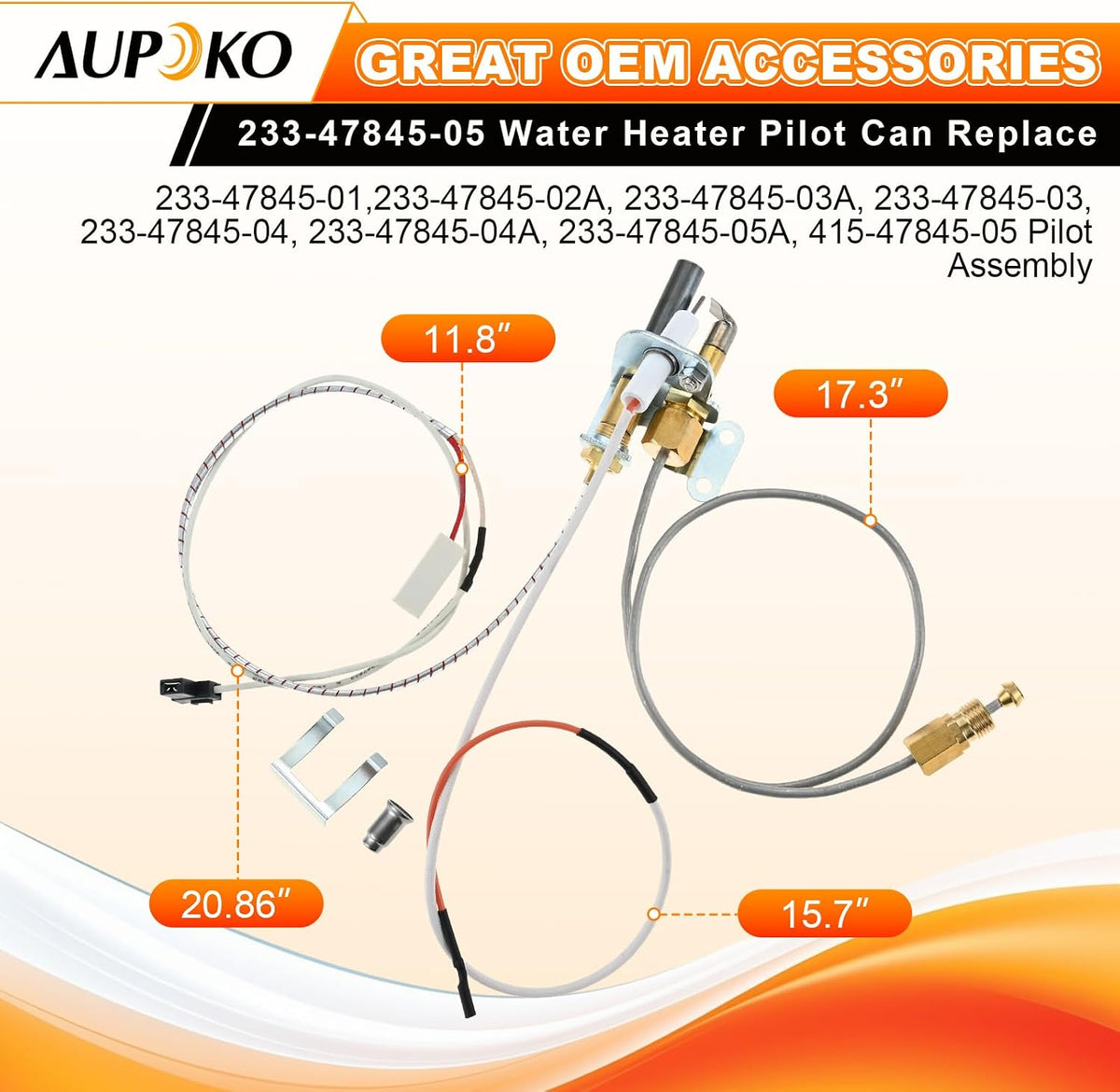 Aupoko 233-47845-05 Water Heater Pilot Assembly 415-47845-05 Pilot Assembly