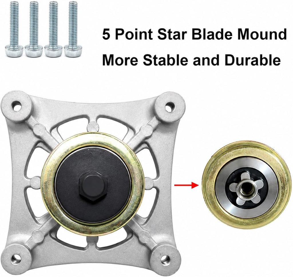 Compatible with Husqvarna OEM Replacement Spindle Assembly Compatible with Ariens21546238, 21546299, 587819701 FITS Models AYP 42",46",48"and 54" Decks Improve Cutting Capability & Easy Installation