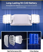Sunco 6 Pack LED Emergency Lights for Outages, 90 Minute Backup Battery