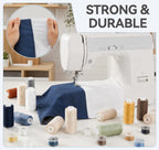 24pcs Sewing Thread Bobbins Kit Thread Weight 50S/3