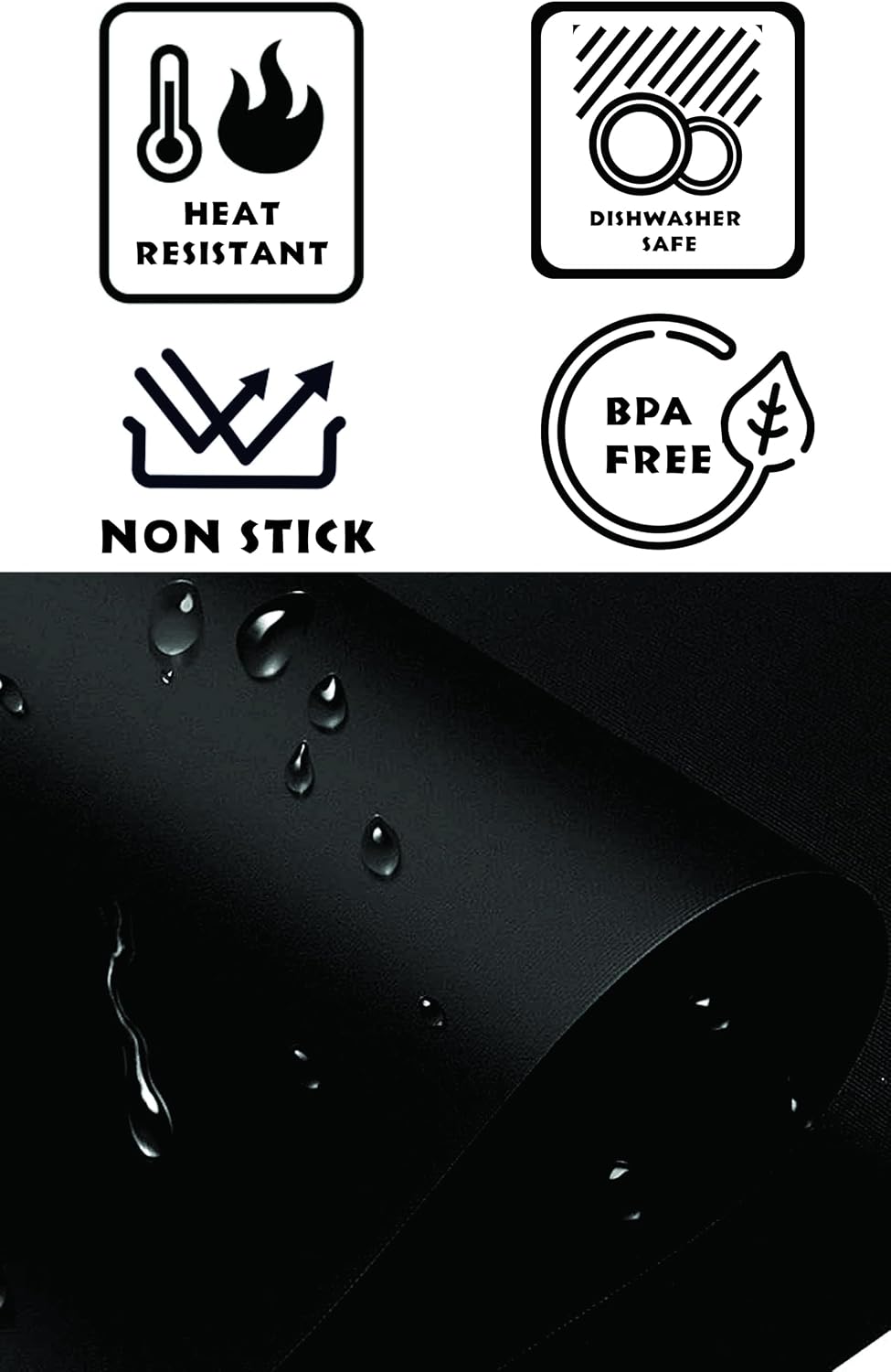 NXG Custom Fit Reusable Burner Liner for Maytag Gas Range Stove Protect Your Stovetop with this Splatter Guard Cover - MGR6600FZ