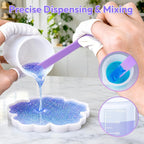 Silicone Measuring Cups Kit for Epoxy Resin 250&100ml Mixing Cups
