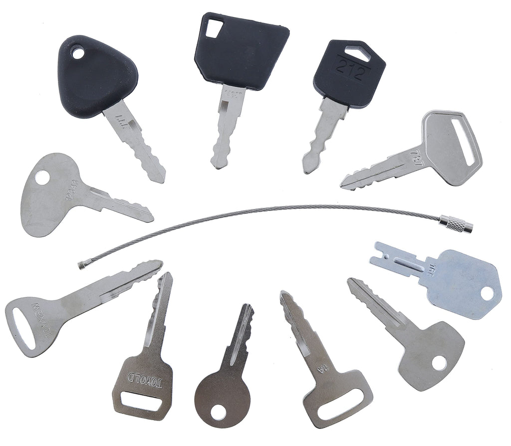 Solarhome 12 Forklift Key Set Forklift Keys Master Set Ignition Key Set