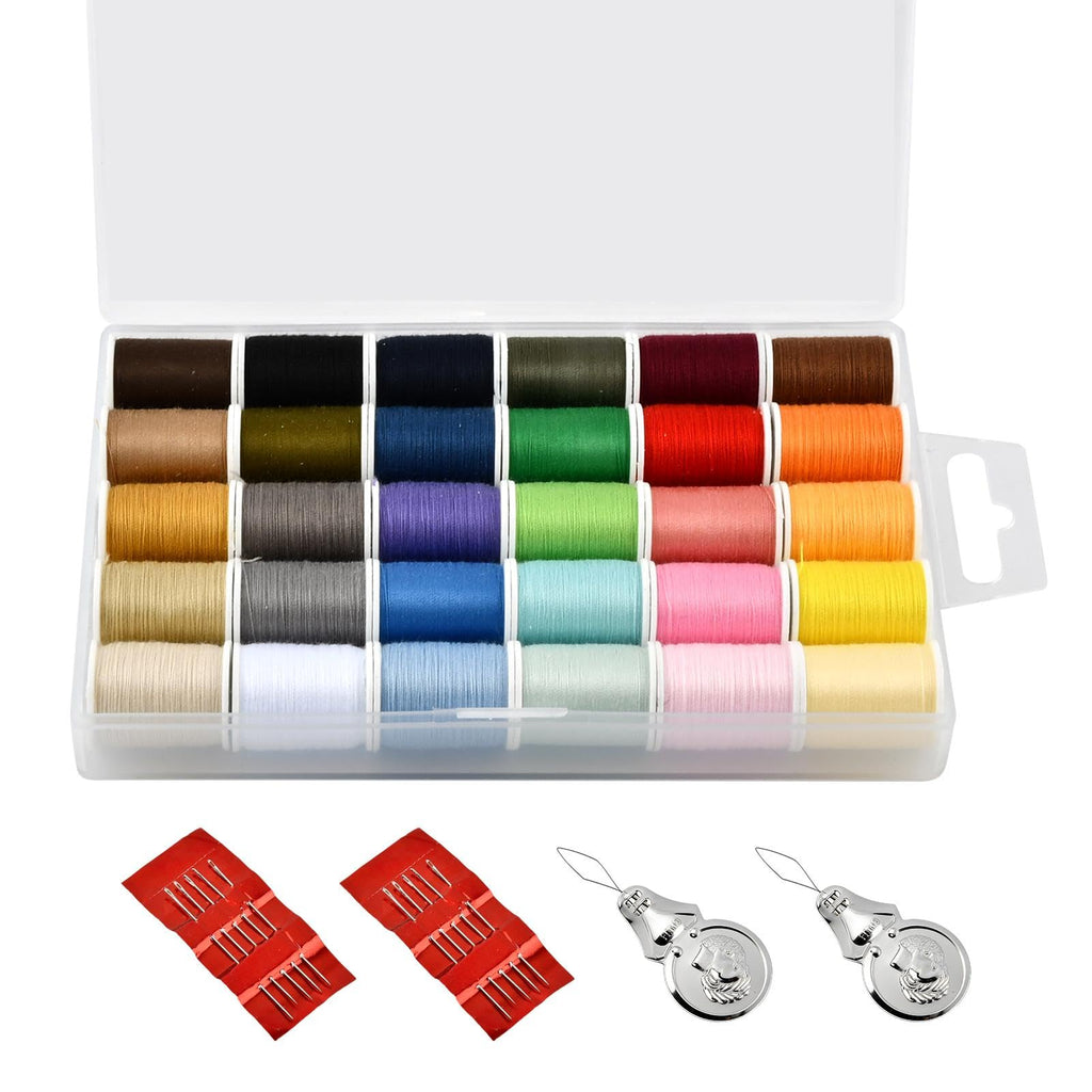 Polyester Sewing Thread Kit, 30 Assorted Colors Sewing Thread Spools