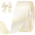 1-1/2 Inch 100 Yards Ivory Satin Ribbon