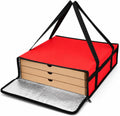Large Insulated Pizza Delivery Bag 20"x20"x6", Pizza Warmer Bags