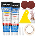 9-Piece Spackle Wall Repair Kit, 7 oz White Touch Up Paste Set | Complete Repair Tools, Easy-to-Apply Wall Putty for