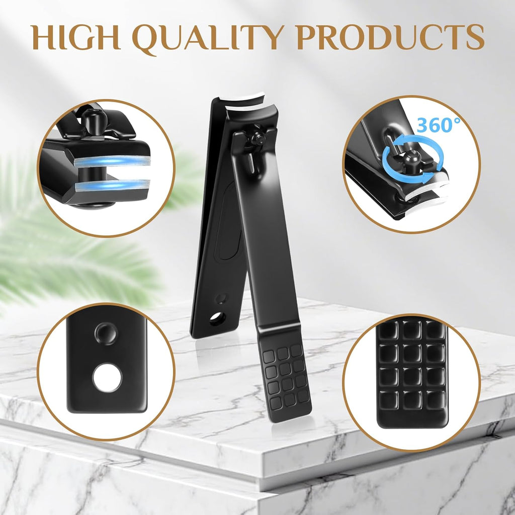 Manicure Set Professional Nail Clipper Kit-26 Pieces Stainless Steel Manicure Kit,Nail Care Tools with Luxurious