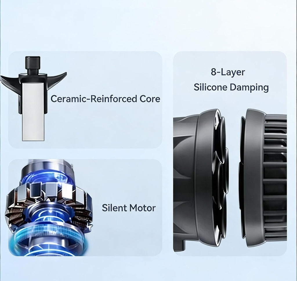 Jebao Jecob Aquarium Wave Maker Pump - Submersible Circulation Pump for Saltwater Marine Reef Tanks App Control &