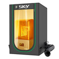 Resin 3D Printer Enclosure Cover Tent with Ventilation, LED Light, Thermo-Hygrometer, Odor Elimination 24 x 18 x 18