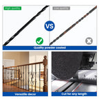10 Pack 44" Double Twist Hollow Iron Balusters WT14