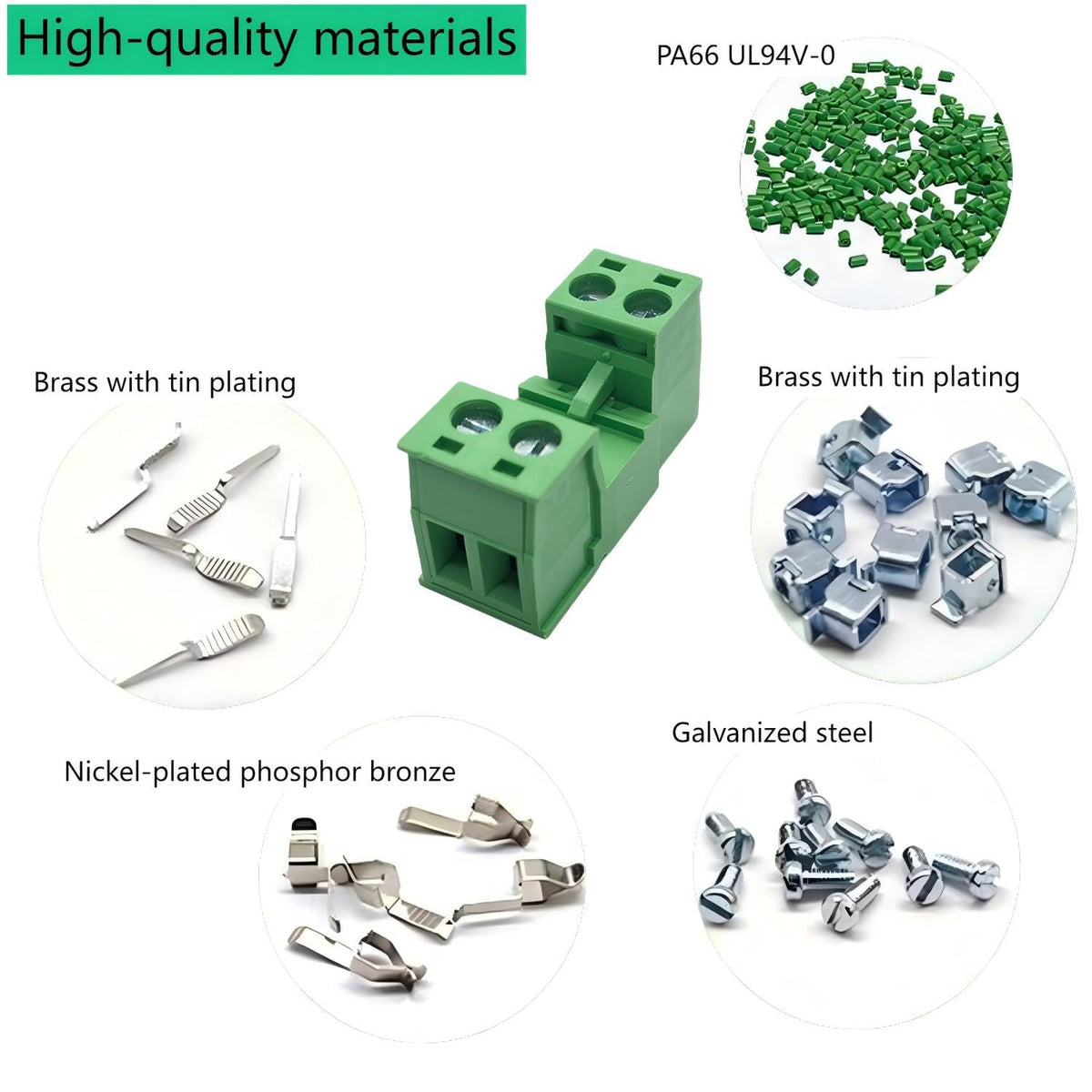 17pcs 5.08mm PCB Pluggable Screw Terminal Block Connector Kit 2/3/4 Pin