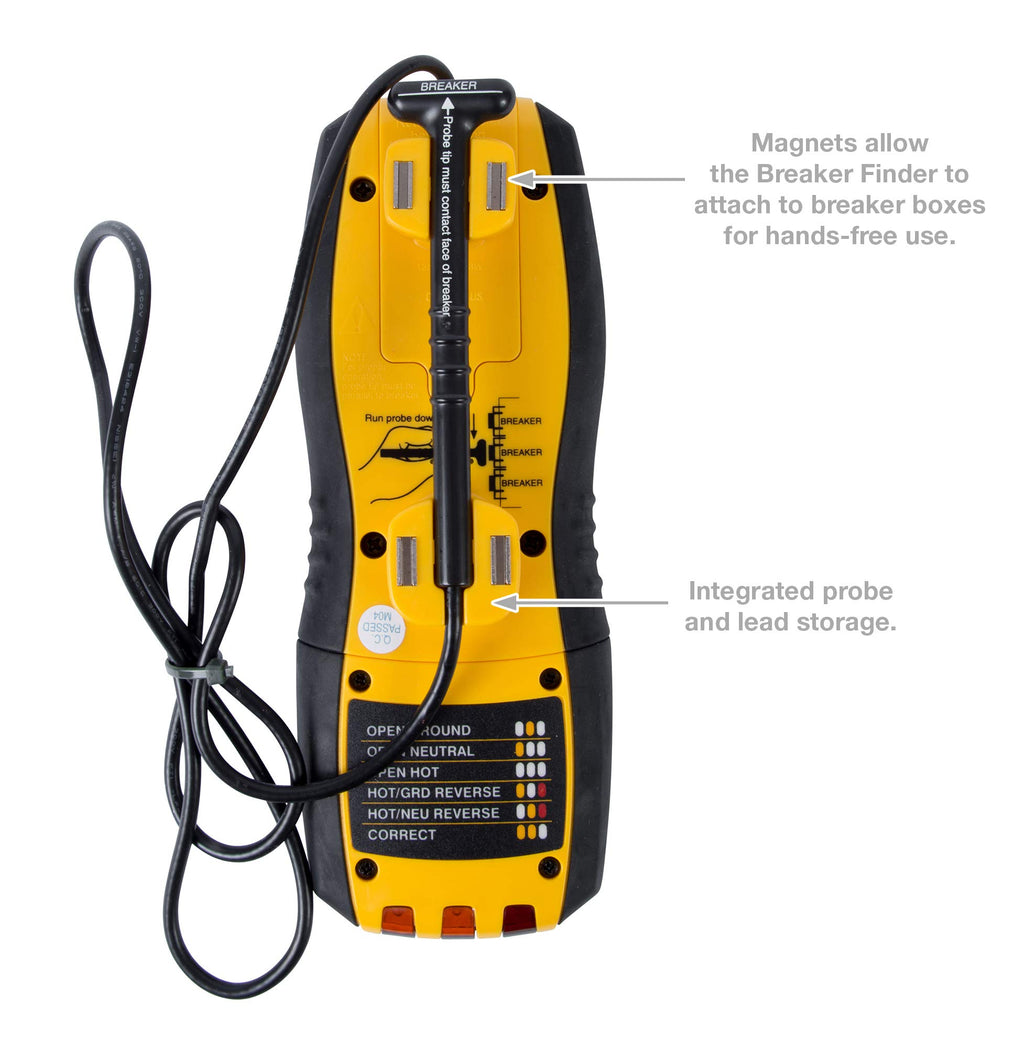 Sperry Instruments CS61200P Circuit Breaker Finder Kit, 120V AC