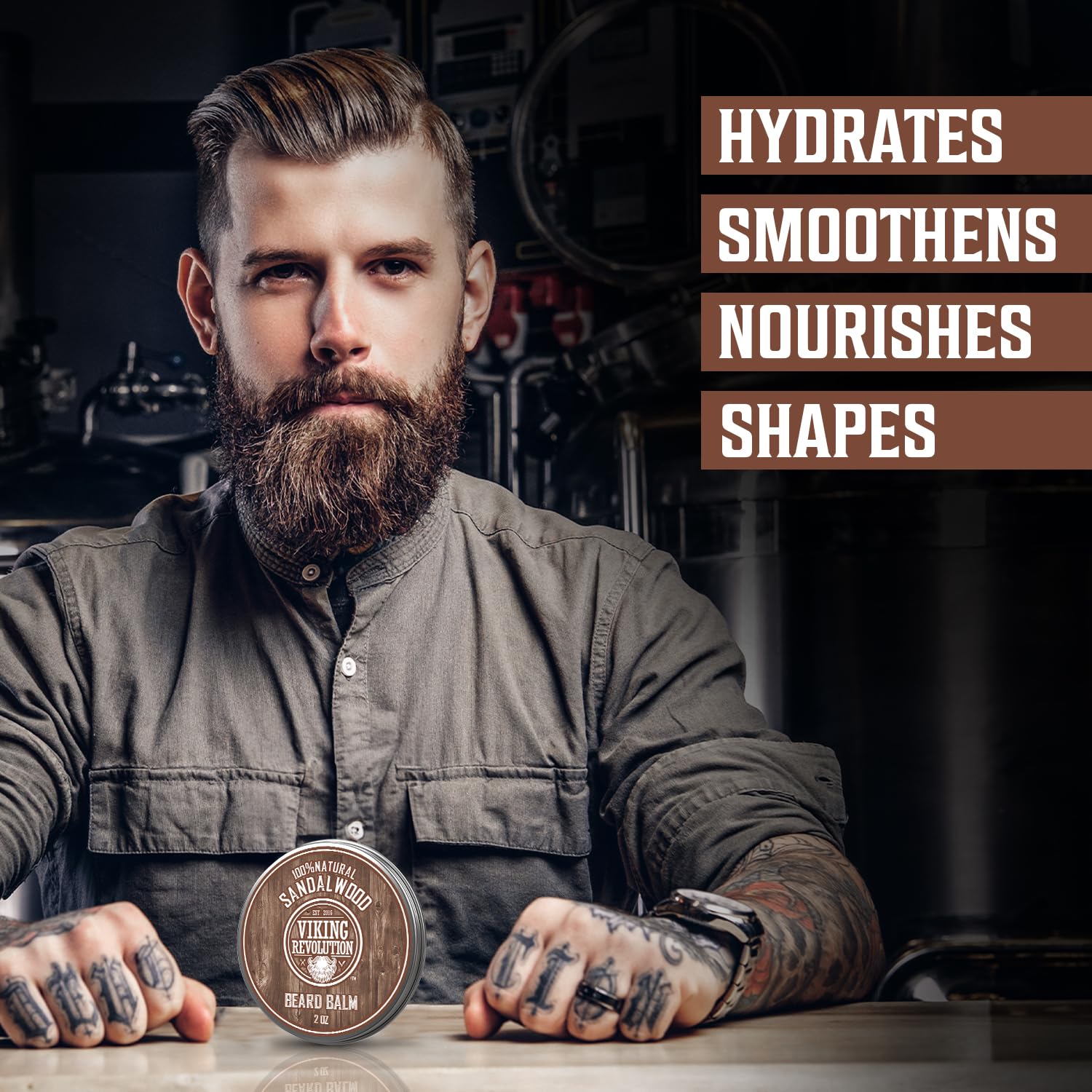 Beard Balm - Sandalwood - 2 oz