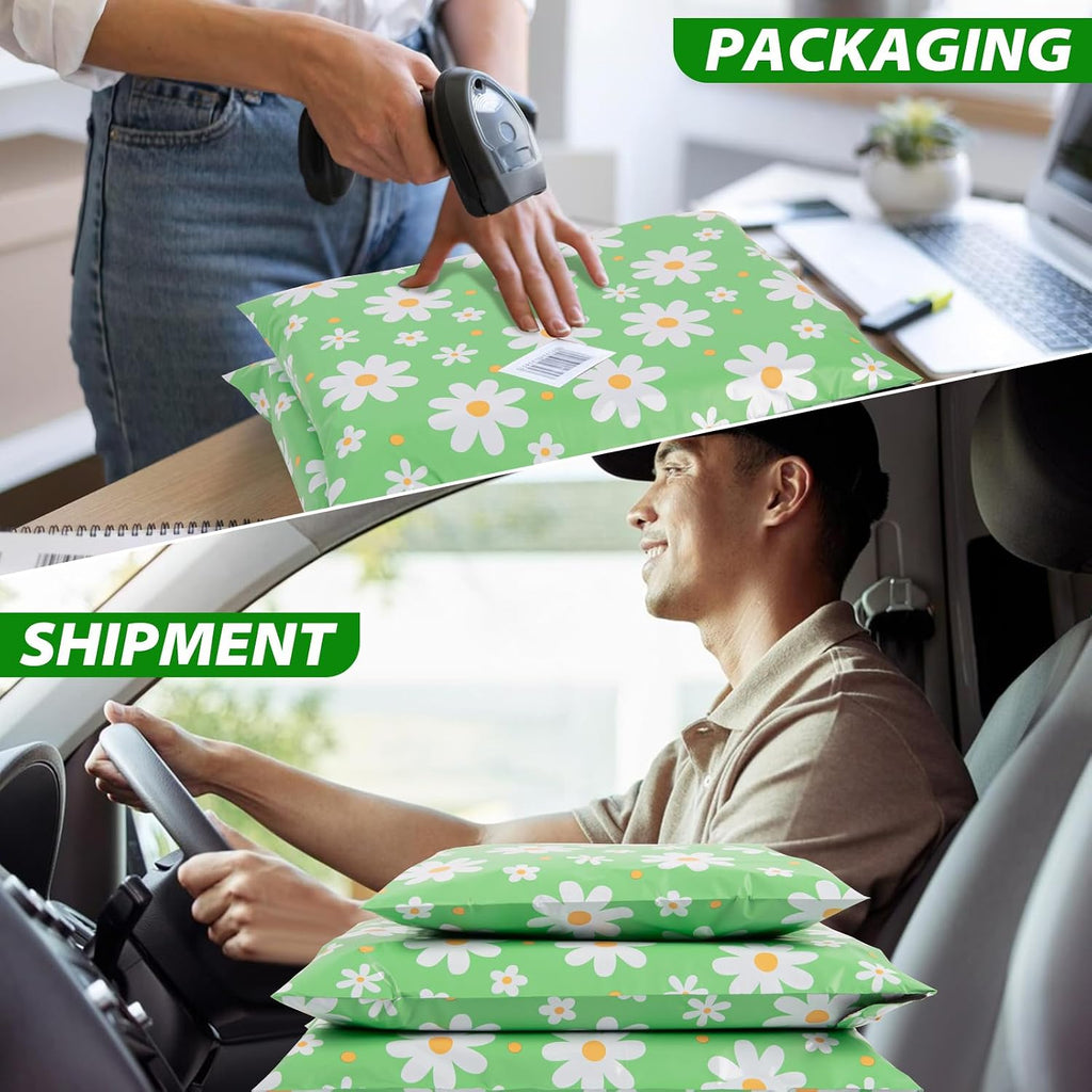 Poly Mailers 10x13, 50PCS Waterproof Shipping Bags, Self-Sealing Mailers Poly Bags, Thick Mailing Envelopes Bulk