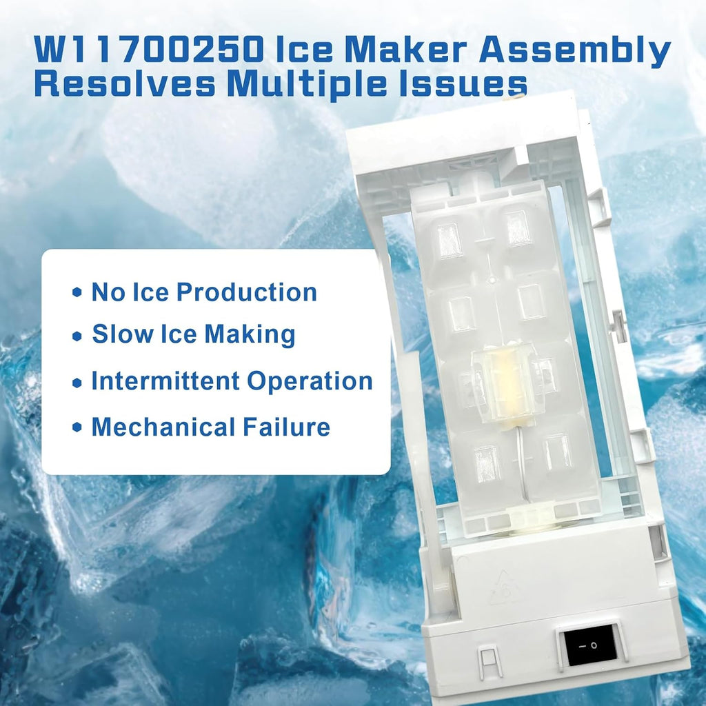 W11700250 W11359448 Ice Maker Assembly Replacement for Refrigerator