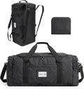 BAGSAMRT 60L Foldable Duffle Bag for Travel, Large Travel Duffel Bag for Men, 4 in 1 Travel Backpack, Carry on