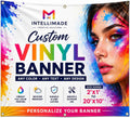Custom Vinyl Banner Printing | 2' x 1' to 20' x 10' | Personalized Indoor & Outdoor Banner Signs | Upload Your Own