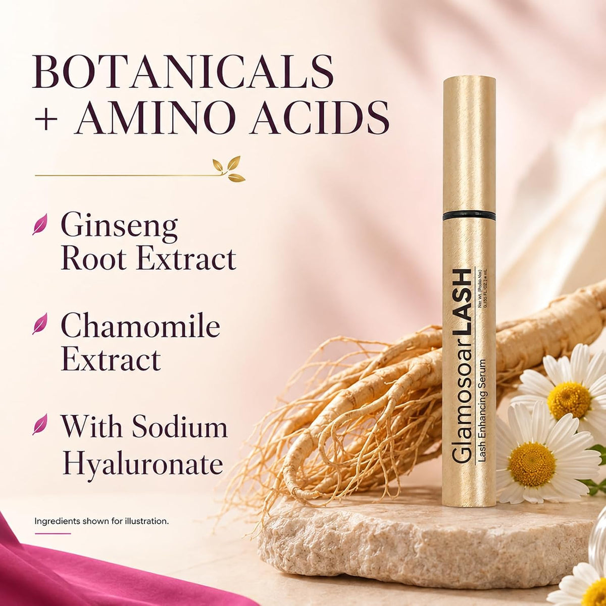 Lash Serum Eyelash Growth Serum - Multi-Peptide Lash Enhancing - Get Fuller,Longer,Stronger Lashes 4ml