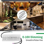 UL Listed 60W Constant Current LED Driver Adjustable, 1PK
