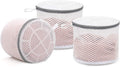3Pcs Bra Wash Bags, Honeycomb Mesh Laundry Bags for Delicates | Lingerie, Intimates and Underwear 7 x 7 x 6 Inches