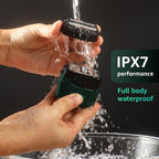 Electric Foil Shavers for Men: IPX7 Waterproof - Emerald Green