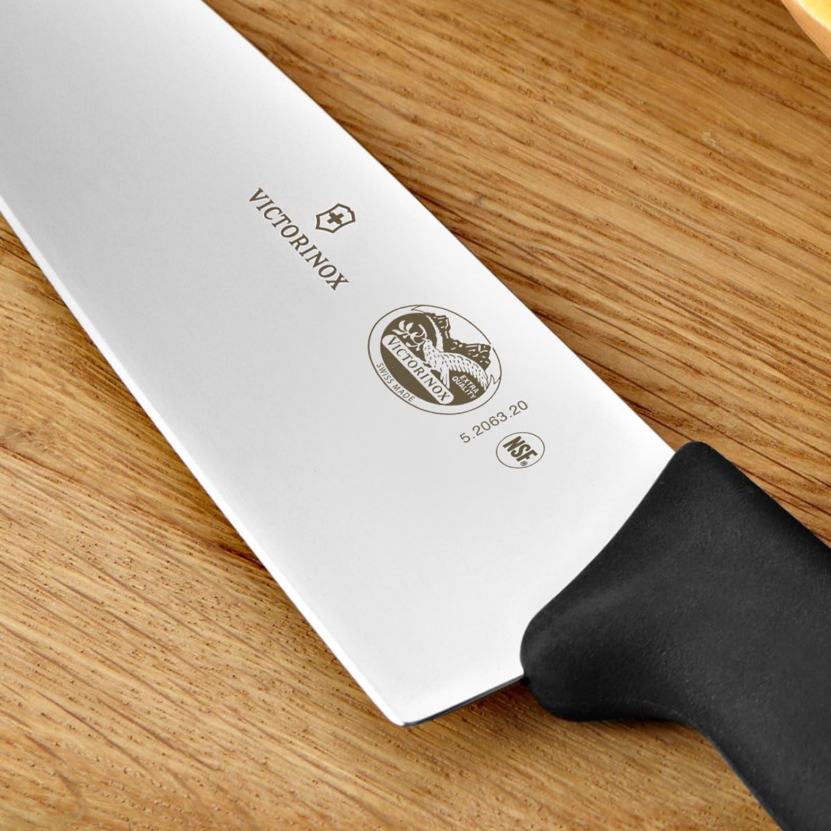 Fibrox Pro 8 Inch Chef’s Knife, Dishwasher Safe, Black