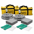 FlashDry Portable Universal Spill Kit Bag, Hazardous Clean Up Kit - 2 Kits