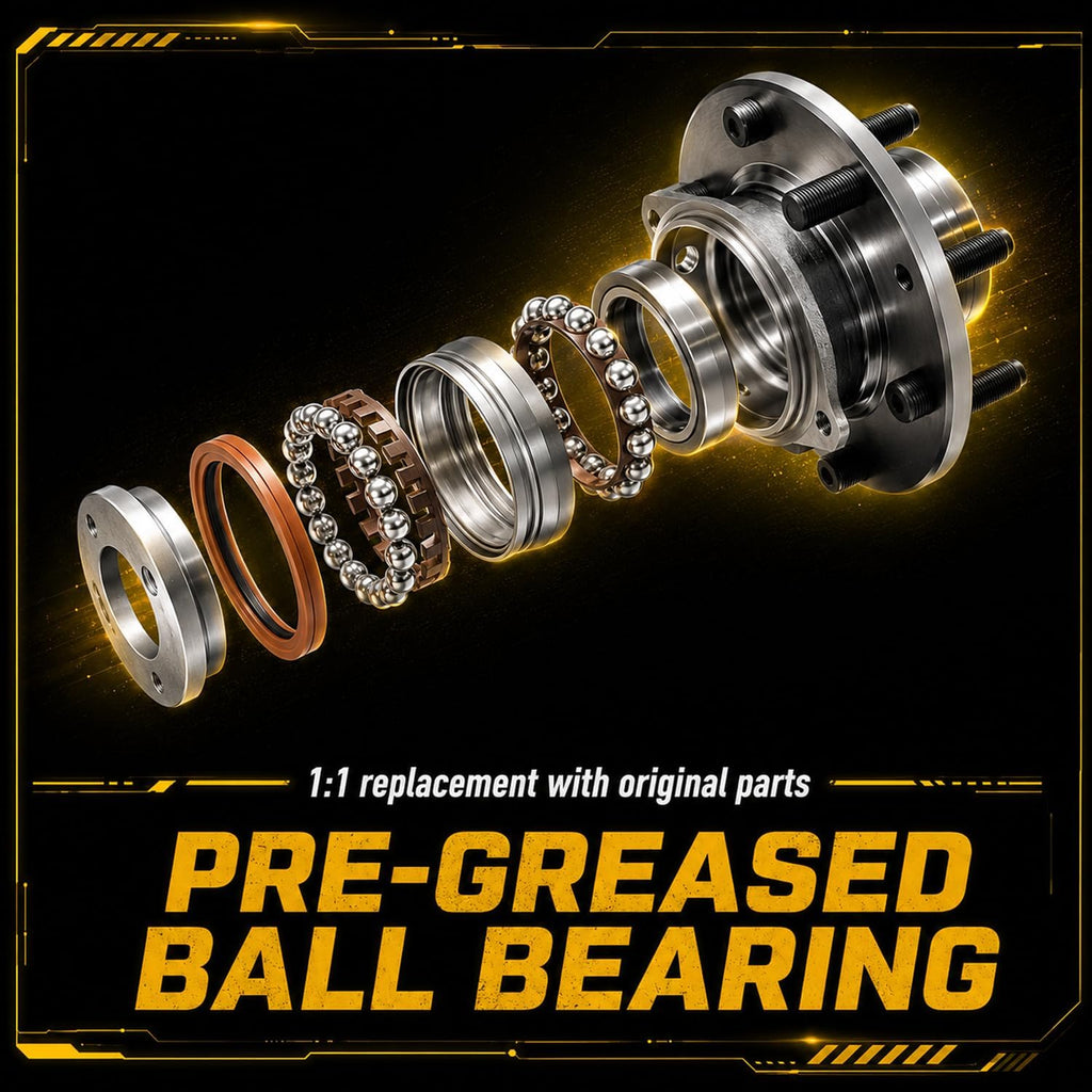 515177 4WD Front Wheel Bearing Hub Assembly Fits for 2018 2019 2020 Ford F-150 Heavy Duty Wheel Hub 6-Lug w/ABS, Replace 515177, 515188, 515176, HUB471, JL3Z1104P