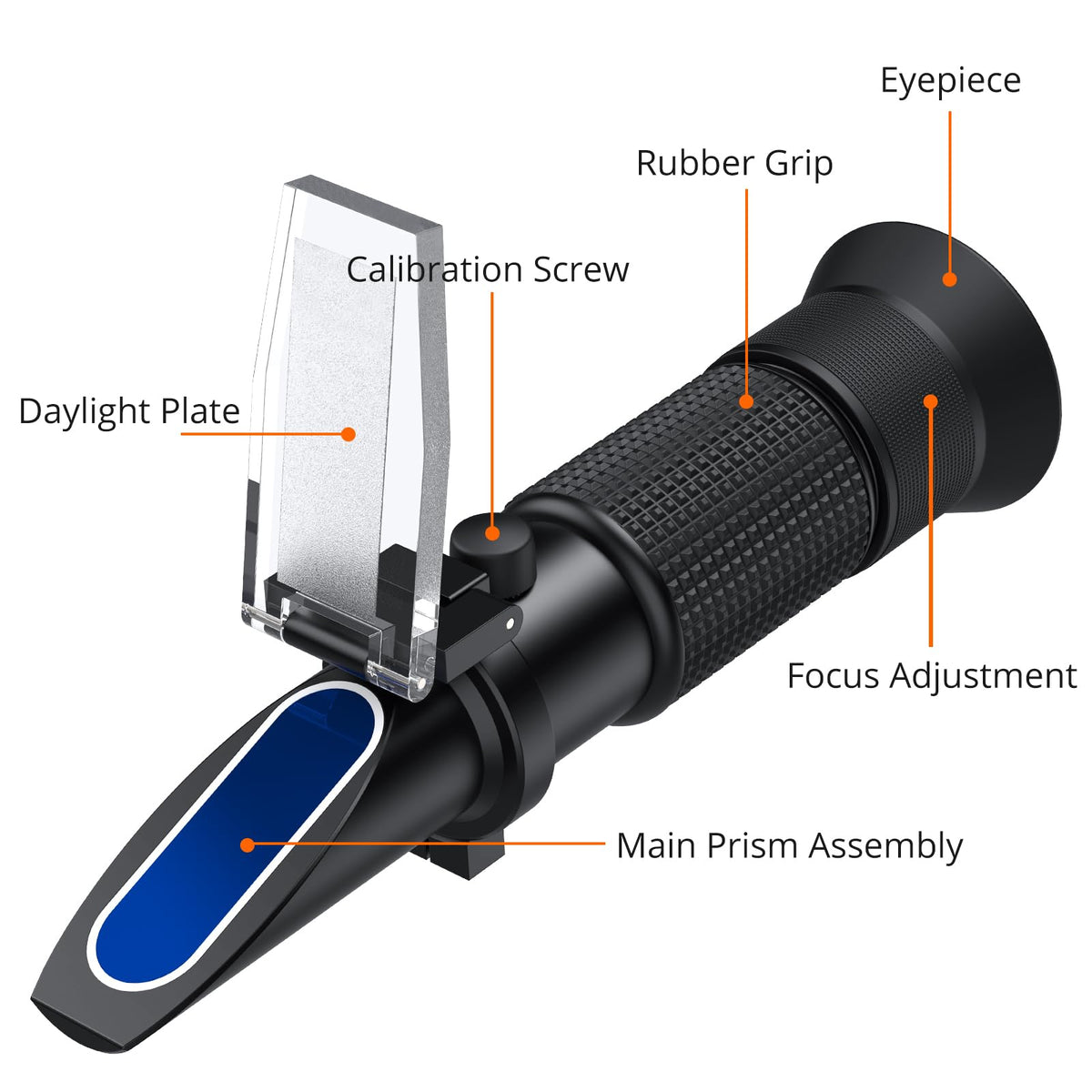 0-80% Brix Refractometer - ATC Handheld for Juice/Jam/Syrup