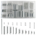 200Pcs Spring Assortment Kit, 20 Different Size Zinc Plated Extension and Compression Springs for Shops and Home