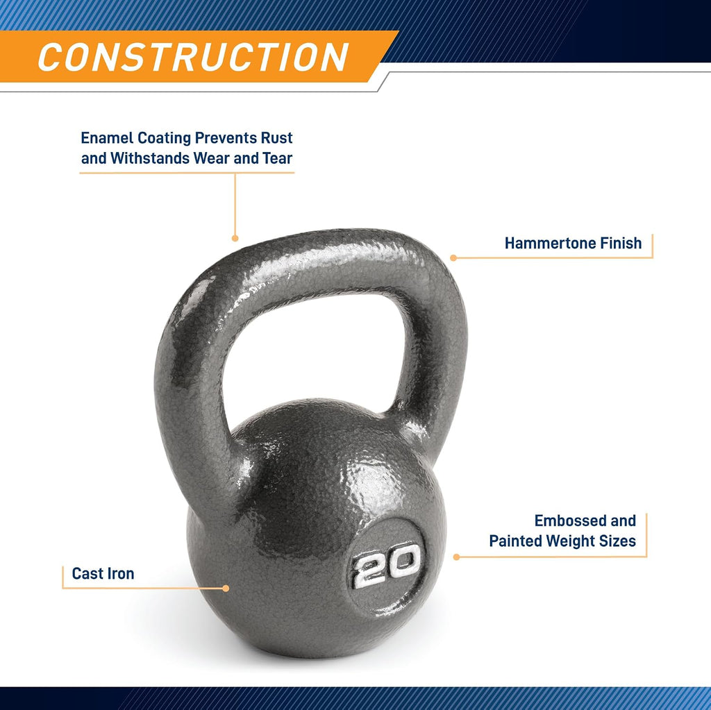 Hammertone Kettle Bells - 10 to 55 lbs. HKB Workout Weights