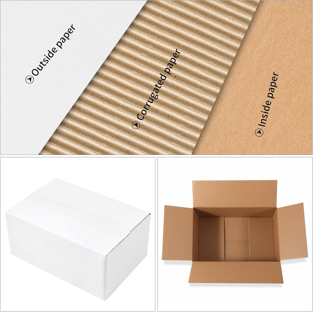 25 Packs 9x6x4 Small Cardboard Shipping Boxes for Mailing, Packing and Storing (9x6x4)