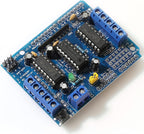 DEVMO L293D Motor Drive Shield Expansion Board Compatible with Ar-duino Duemilanove Mega UNO R3 AVR ATMEL