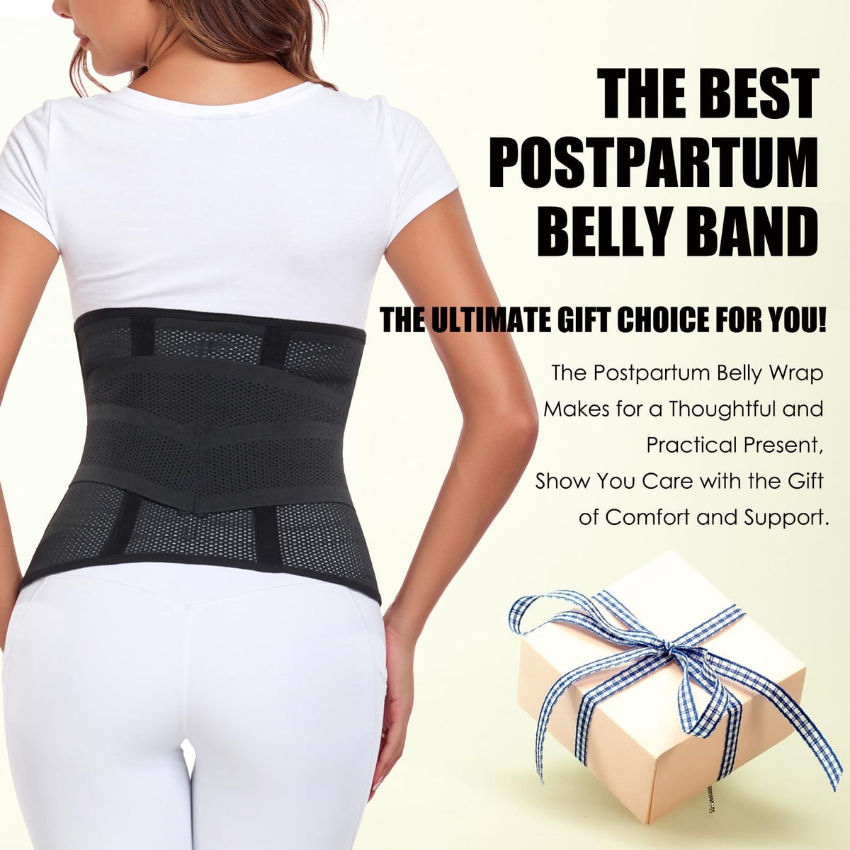 Postpartum Belly Band Belly Wrap Abdominal Binder Post Surgery