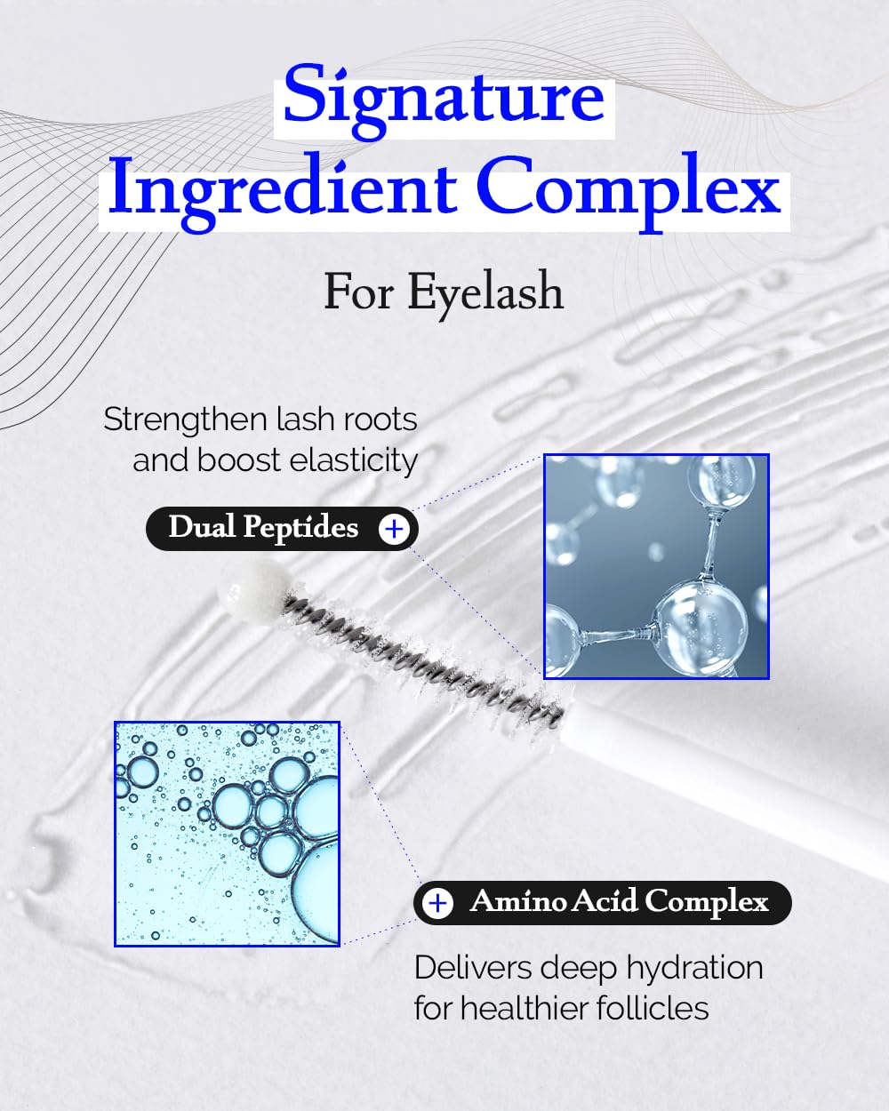 HONEST Eyelash Serum | 0.33 fl oz - Korean lash serum | Korean Eyelash serum | Eyelash & Eyebrow Enhancing Serum |