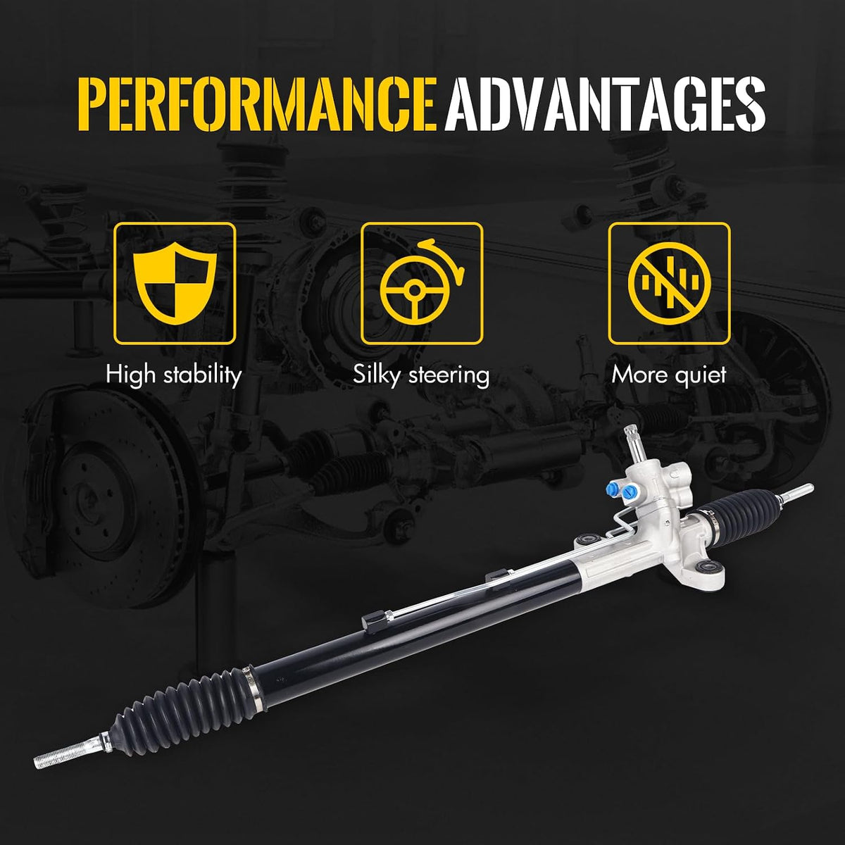 KUSATEC 53601SDAA04 Power Steering Rack and Pinion Assembly