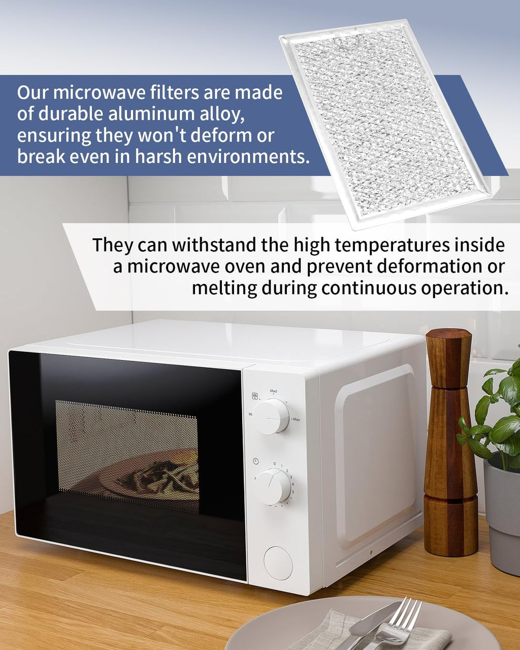 Microwave Filter Set Fit for GE PVM9005SJ1SS PVM9005SJ2SS PVM9005SJ3SS PVM9005SJ4SS PVM9005SJ5SS