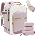 40L Travel Backpack for Women & Men, Airline Approved Carry On Luggage with 3 Packing Cubes, TSA Overnight Bags