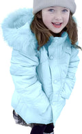 Girl's Kids Winter Coat Parka Kids Warm Puffer Jacket with Hooded (Toddler & Big Kids)