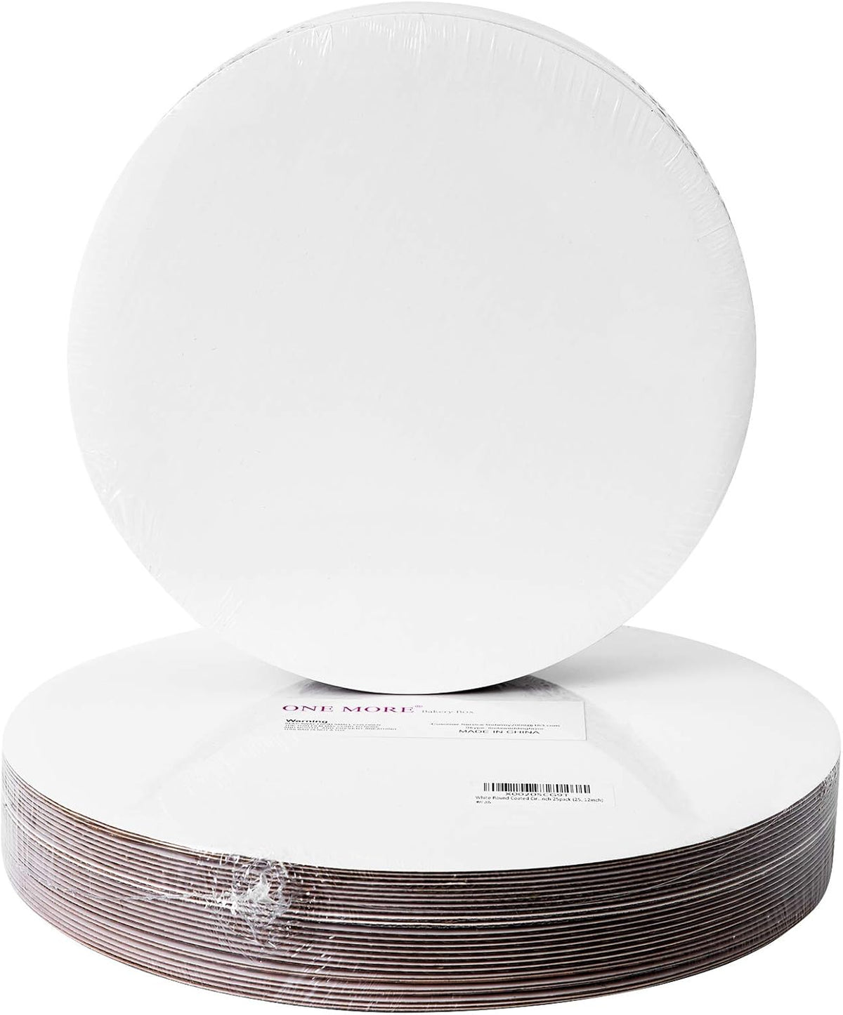 [25pcs] 10" White Cakeboard Round,Disposable Cake Circle Base Boards Cake Cardboard Pizza Plate platter 10 inch,Pack