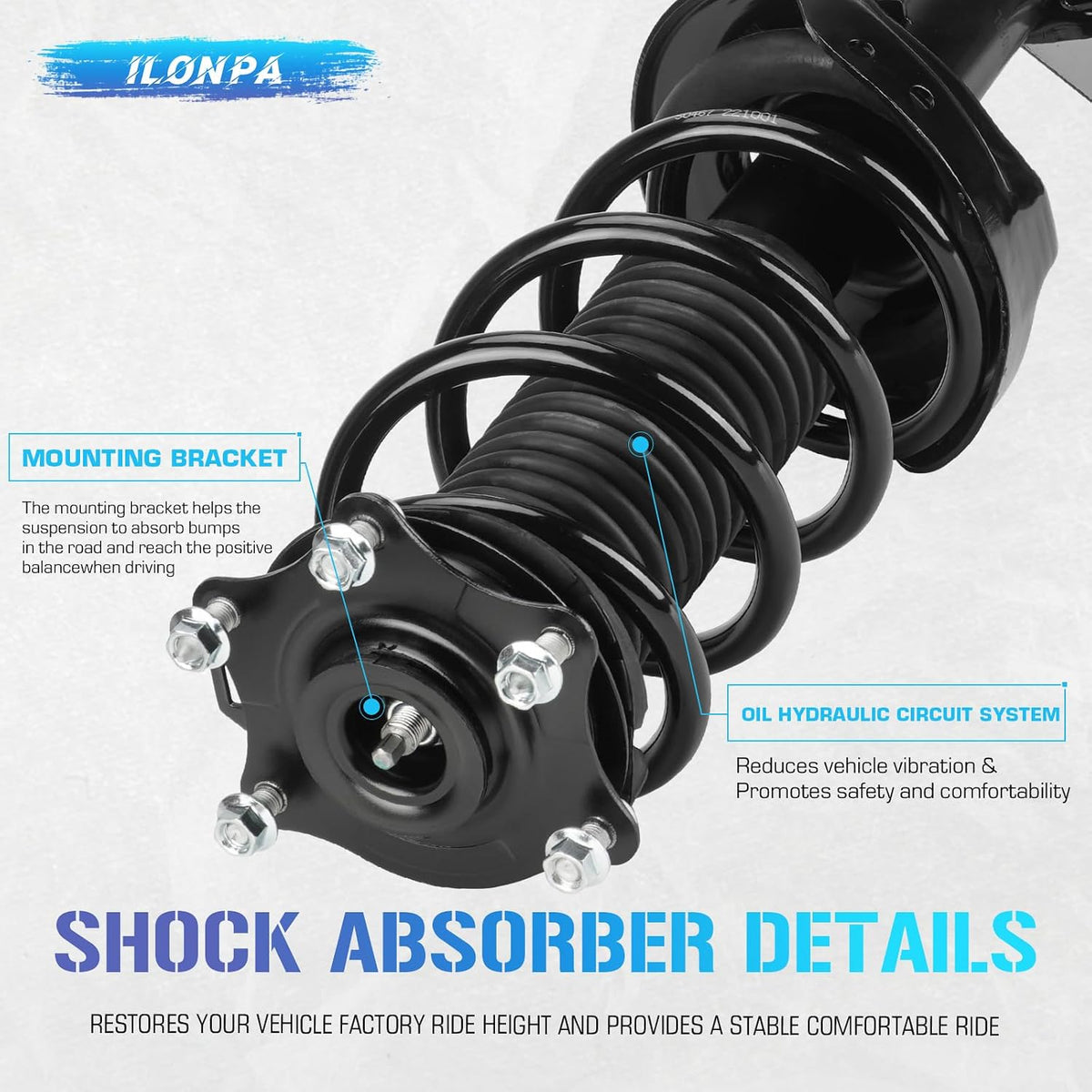 Front Quick Struts Shocks for 2007-2014 Honda CR-V 2.4L (Exc.Touring)