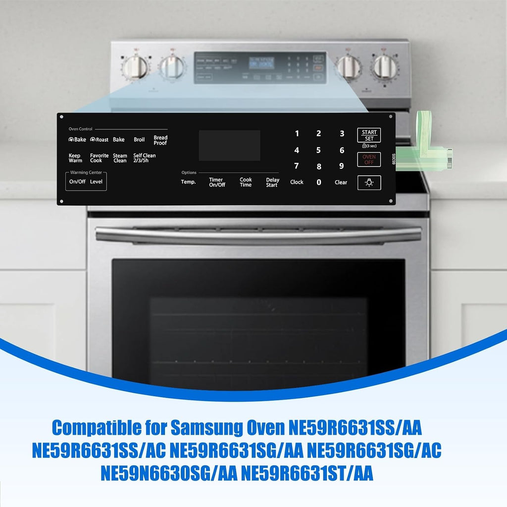 DG96-00674A Range Membrane Switch Keypad Replace for Samsung Oven