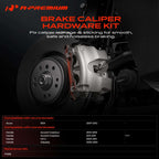 A-Premium Front Disc Brake Hardware Kit