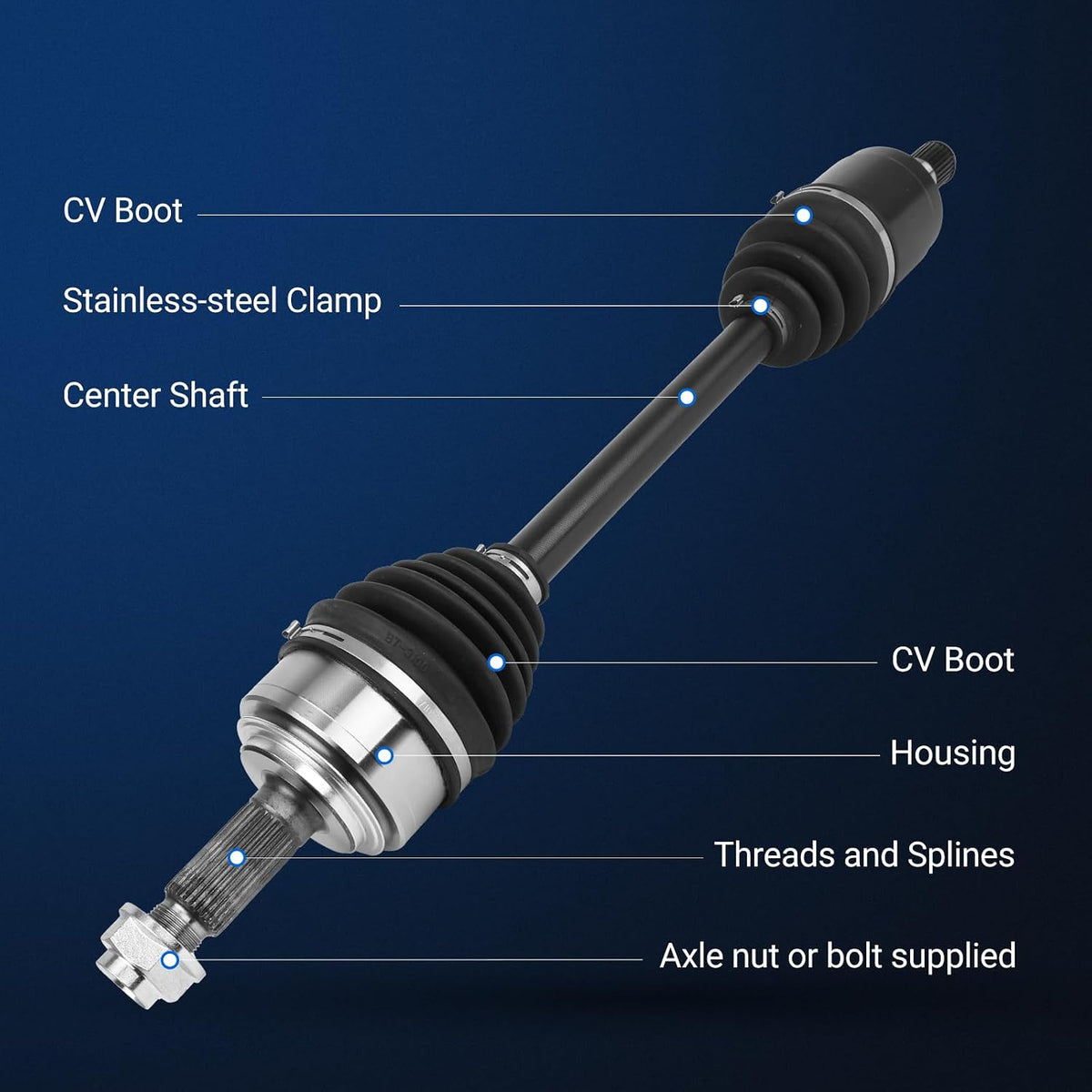 Autoround 664221 Front CV Axle Fits Honda Accord 2003-2007 3.0L &