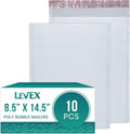 #3 8.5" x 14.5" [10 Pack) Poly Bubble Mailers, Padded Envelope Mailers, Packing Envelope & Mailing Bags for Shipping