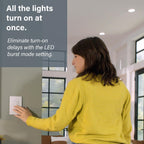 Legrand Radiant 150W LED Dimmer Light Switch 3-Way Rocker Brown 1 Pack