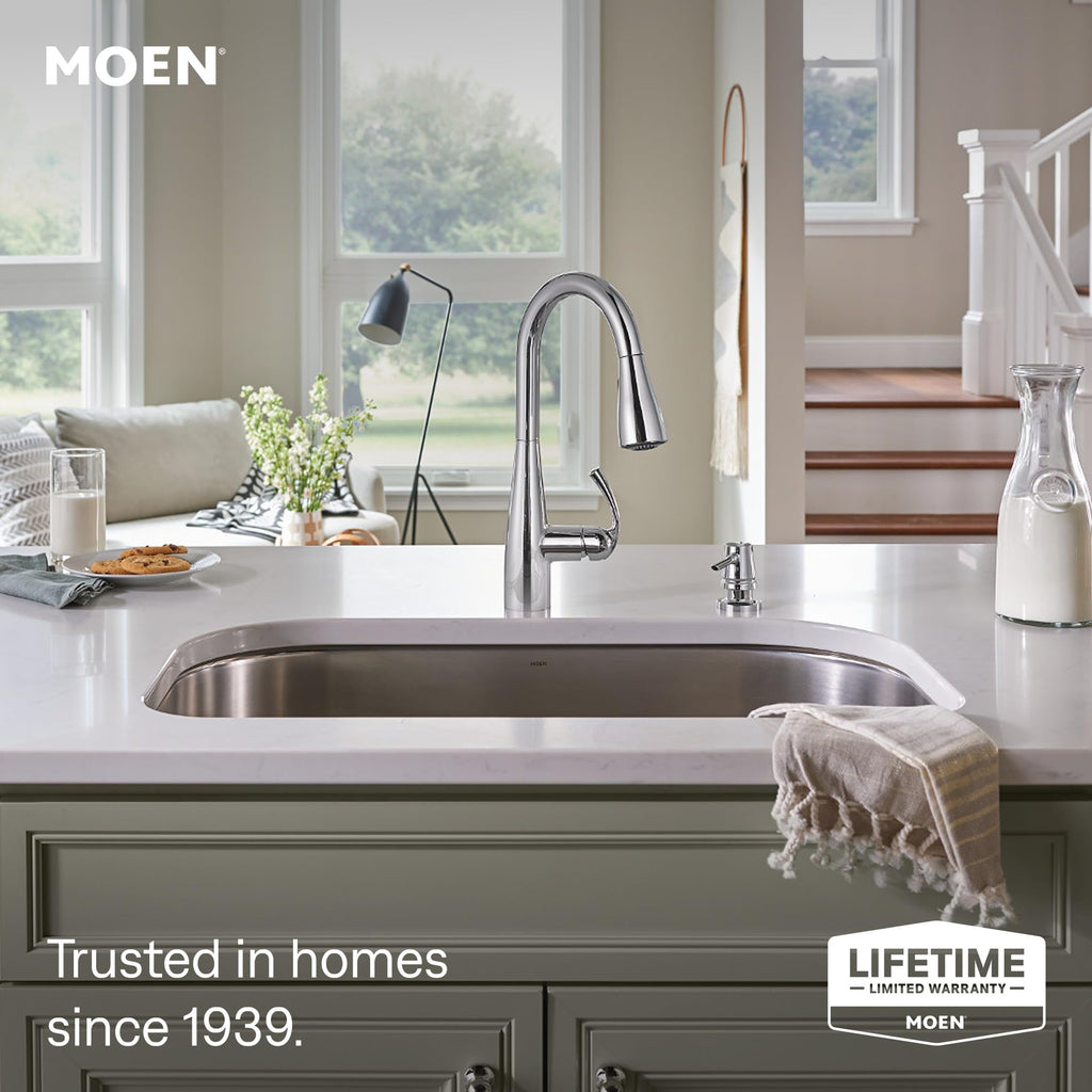 Essie Pulldown Kitchen Faucet, Chrome, 87014